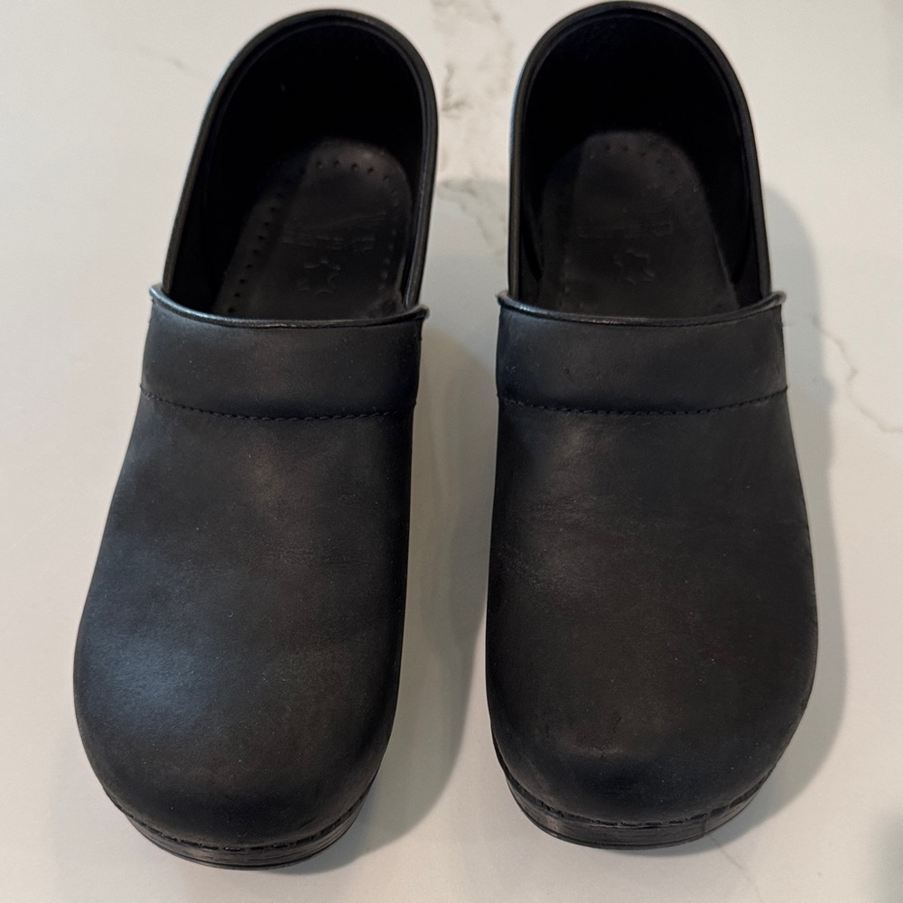 Dansko Men's Black Slip-On Loafers